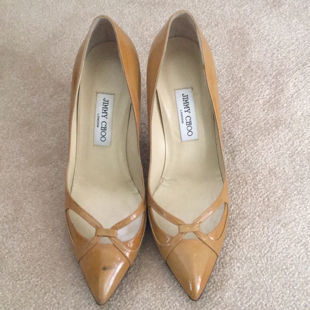 Nude Jimmy Choos - size 40